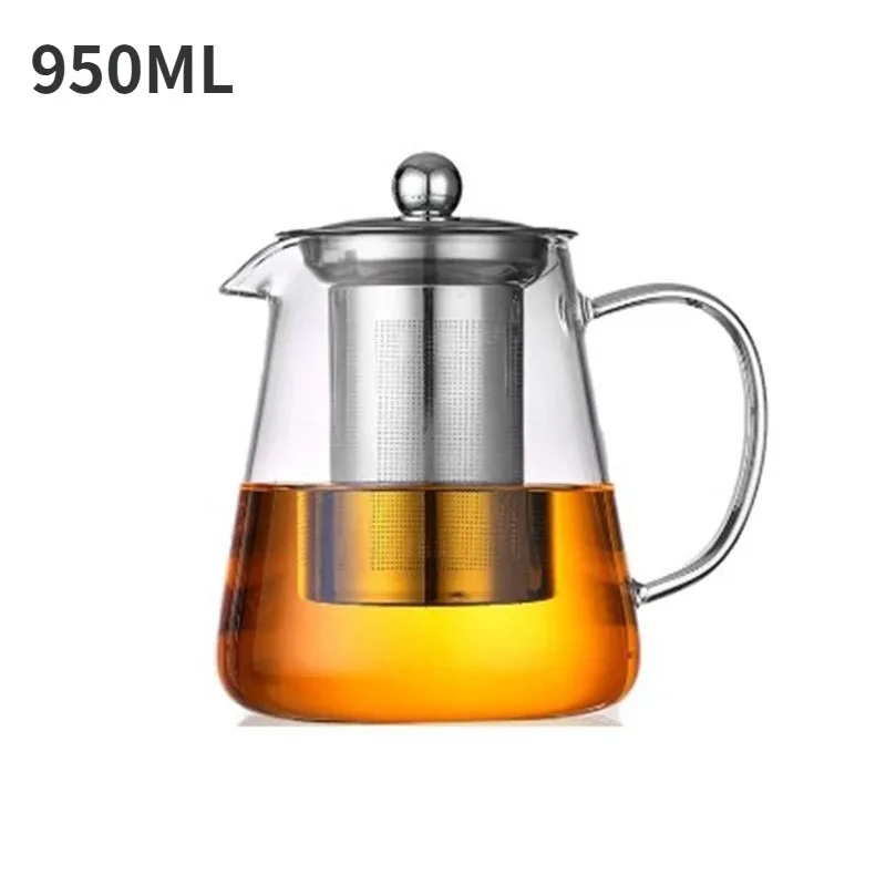 1Pc Glas Teekanne Hitzebeständige Borosilikat Klar Tee Wasserkocher Mit Abnehmbare Edelstahl Infuser Wasserkocher Kung Fu Teegeschirr Set 1Pc Glas Teekanne Hitzebeständige Borosilikat Klar Tee Wasserkocher Mit Abnehmbare Edelstahl Infuser Wasserkocher Kung Fu Teegeschirr Set - Image 4