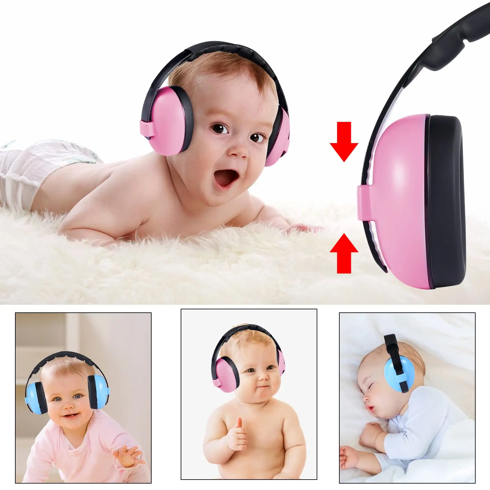 New Kids Ear Plugs Fit Travel Baby Sleeping Sound-Isolating Headphones Baby Ears Protection Anti Noise Shield Earmuff New Kids Ear Plugs Fit Travel Baby Sleeping Sound-Isolating Headphones Baby Ears Protection Anti Noise Shield Earmuff - Image 5