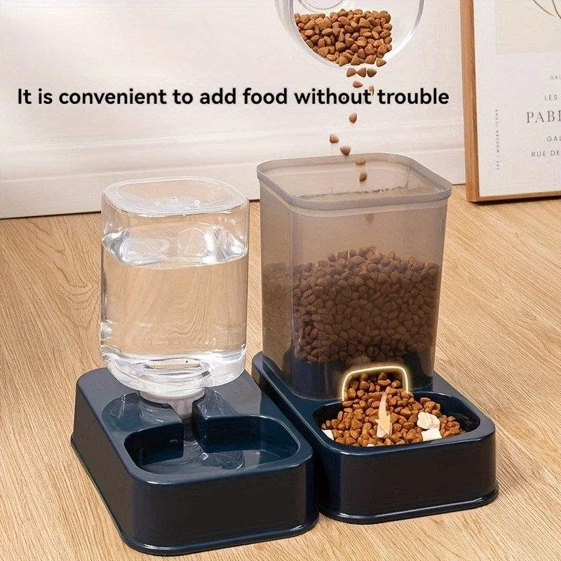 Automatic Cat &Amp; Dog Feeder With Drinker, Smart Portion Control Pet Food Bowl Set, No Battery Required Automatic Cat &Amp; Dog Feeder With Drinker, Smart Portion Control Pet Food Bowl Set, No Battery Required - Image 17