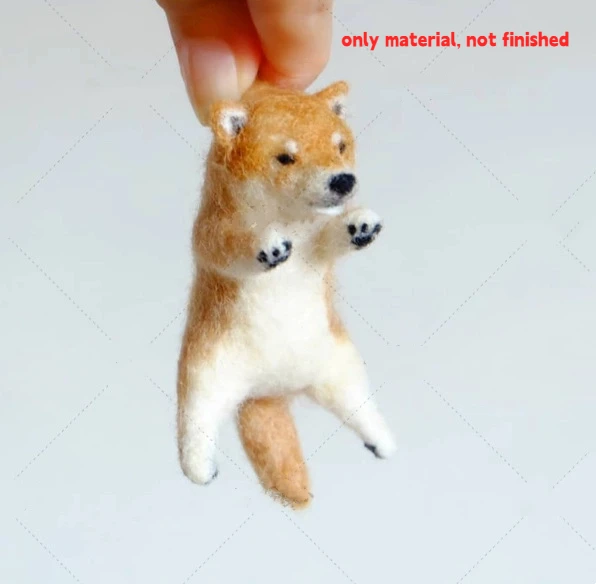 Schafe Filz Poke Katze Handgemachte Material Tasche Für Anfänger Diy Wolle Nadel Filzen Simulation Kreative Tier Geschenke Schafe Filz Poke Katze Handgemachte Material Tasche Für Anfänger Diy Wolle Nadel Filzen Simulation Kreative Tier Geschenke - Image 12