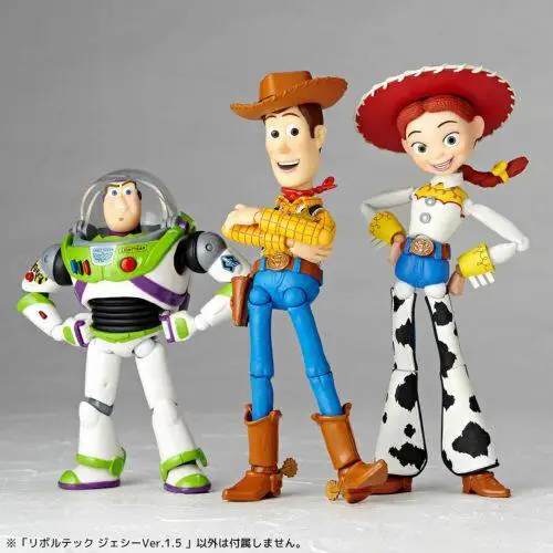 Auf Lager Original Revoltech Toy Story Woody Buzz Lightyear Actionfigur 1/12 Sammlerstück Bewegliche Gelenkmodell-Puppe Ornament Geschenk Auf Lager Original Revoltech Toy Story Woody Buzz Lightyear Actionfigur 1/12 Sammlerstück Bewegliche Gelenkmodell-Puppe Ornament Geschenk - Image 4