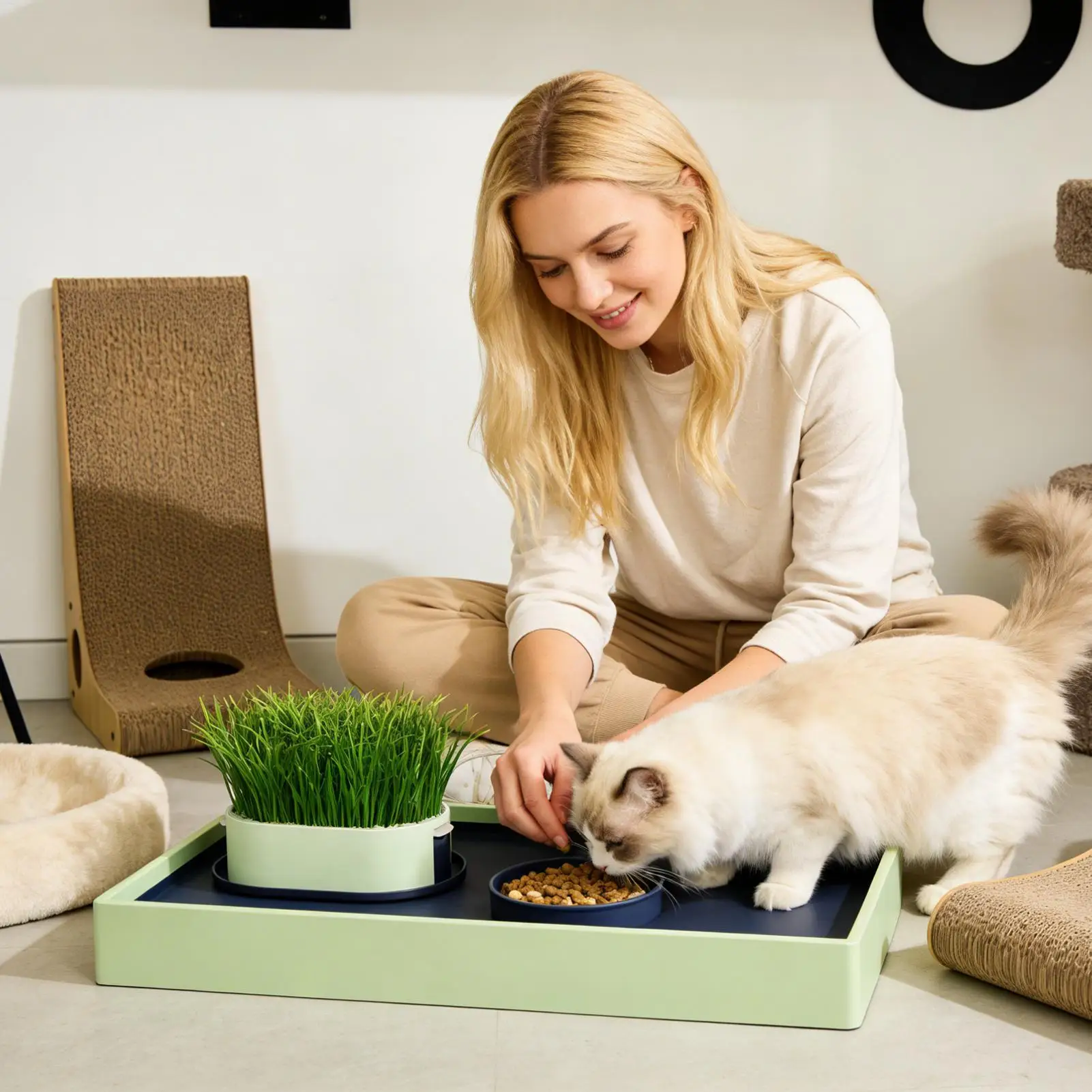 Cat Snack Grass Box Cat Catnip Grass Grow Station Soilless Planting Cat Grass Pot For Kitten Snack Pet Eating Cat Snack Grass Box Cat Catnip Grass Grow Station Soilless Planting Cat Grass Pot For Kitten Snack Pet Eating - Image 12
