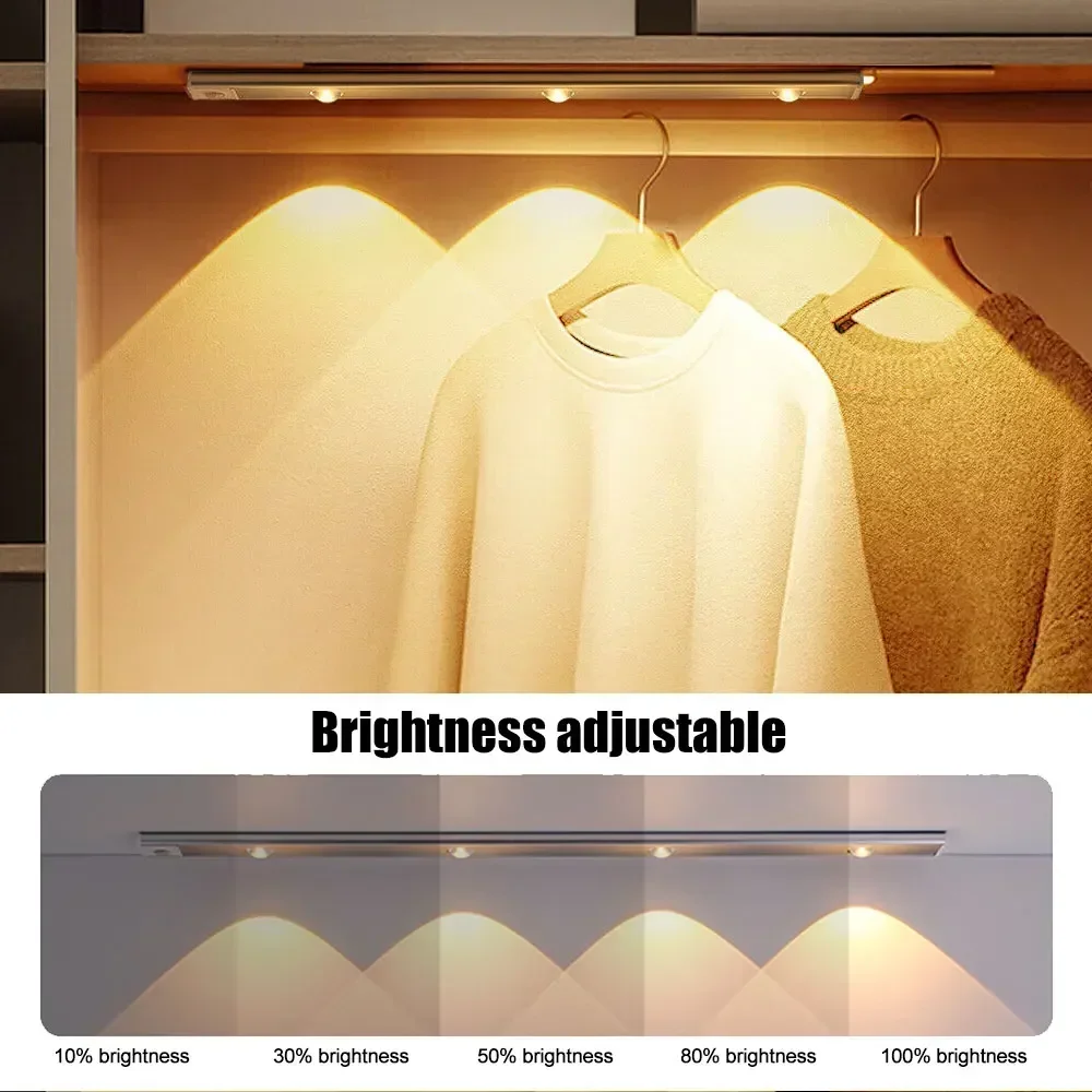 Led Schrank Nachtlicht Motion Sensor Drahtlose Ultra Dünne Unter Schrank Lampe Für Küche Schlafzimmer Kleiderschrank Innen Beleuchtung Led Schrank Nachtlicht Motion Sensor Drahtlose Ultra Dünne Unter Schrank Lampe Für Küche Schlafzimmer Kleiderschrank Innen Beleuchtung - Image 4