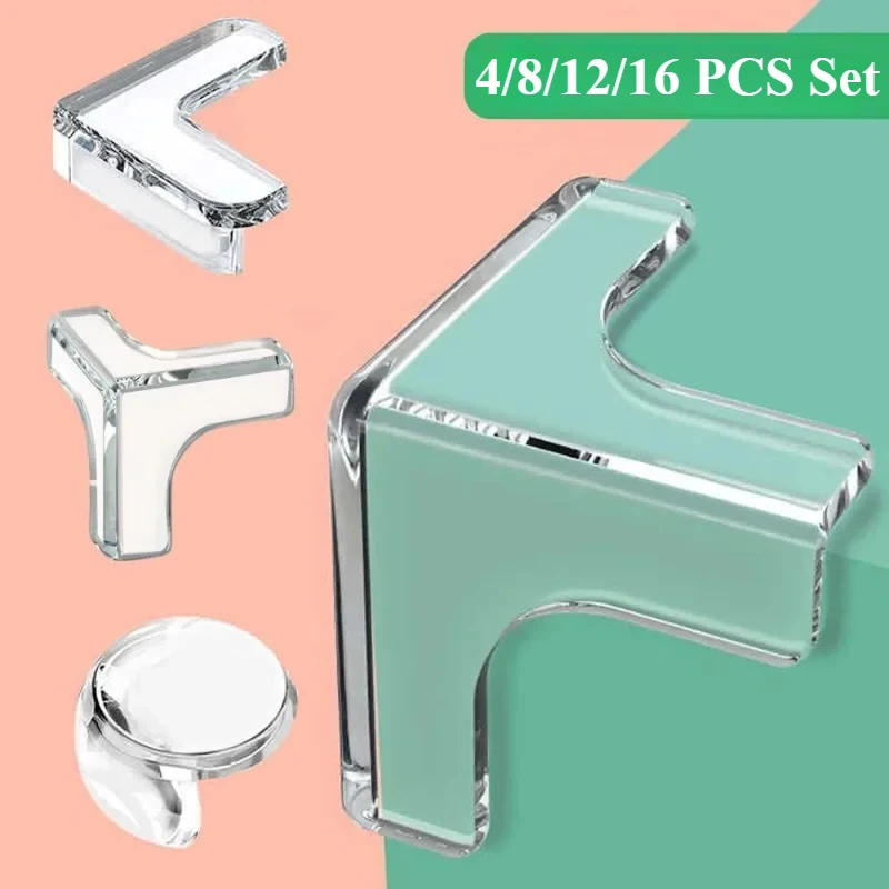 Baby Safety Silicone Table Corner Protector Furniture Edge Protection Cover Transparent Children Anti Collision Edge Guards Baby Safety Silicone Table Corner Protector Furniture Edge Protection Cover Transparent Children Anti Collision Edge Guards - Image 2