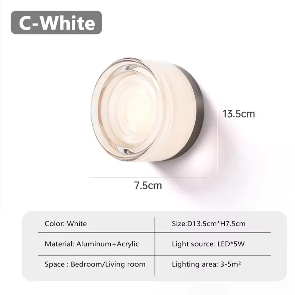 Nordic Led Wand Lampe Designer Kleine Wandleuchter Nacht Zimmer Dekor Licht Wohnzimmer Hotel Gang Rauch Grau Beleuchtung Leuchte Nordic Led Wand Lampe Designer Kleine Wandleuchter Nacht Zimmer Dekor Licht Wohnzimmer Hotel Gang Rauch Grau Beleuchtung Leuchte - Image 16