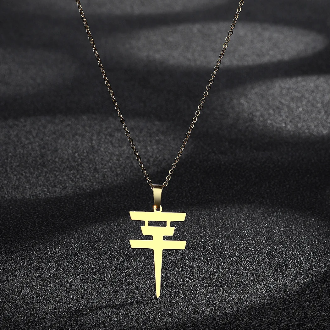 Tokio Hotel Anhänger Halskette Für Männer Frauen Kpop Kragen Collares Para Mujer Halsband Edelstahl Schmuck Koreanische Mode Kette Tokio Hotel Anhänger Halskette Für Männer Frauen Kpop Kragen Collares Para Mujer Halsband Edelstahl Schmuck Koreanische Mode Kette - Image 2