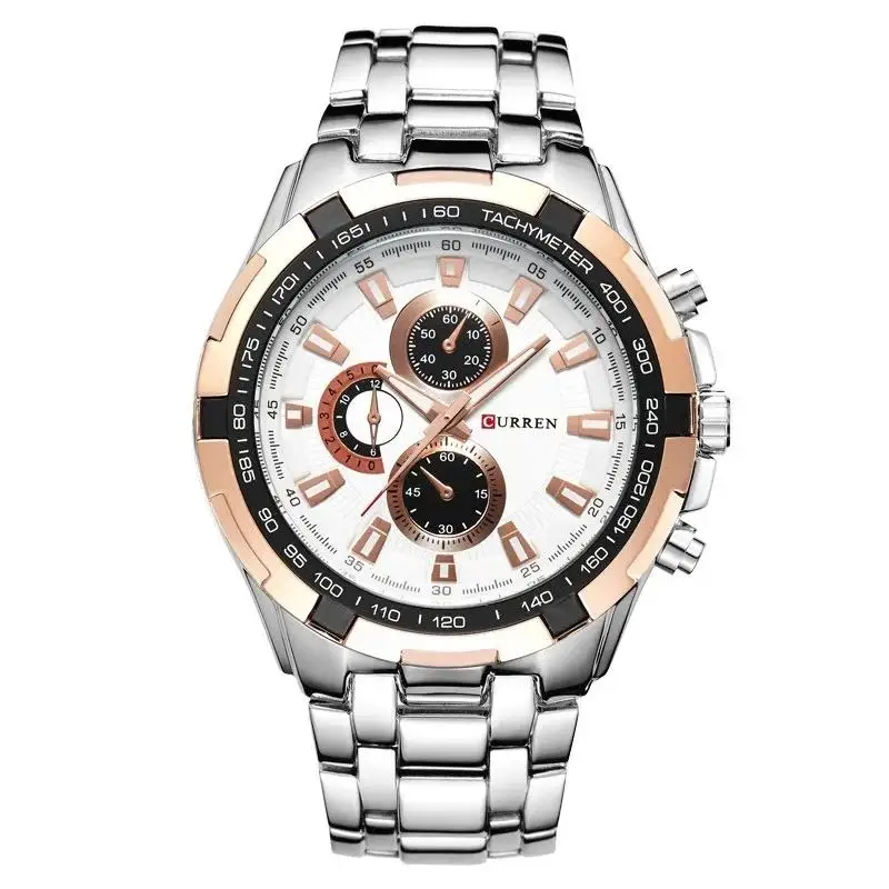 Curren 8023 Quarzuhr Männer Wasserdichte Sport Militär Uhren Herren Business Edelstahl Armbanduhr Männliche Uhr Reloj Hombre Curren 8023 Quarzuhr Männer Wasserdichte Sport Militär Uhren Herren Business Edelstahl Armbanduhr Männliche Uhr Reloj Hombre - Image 14