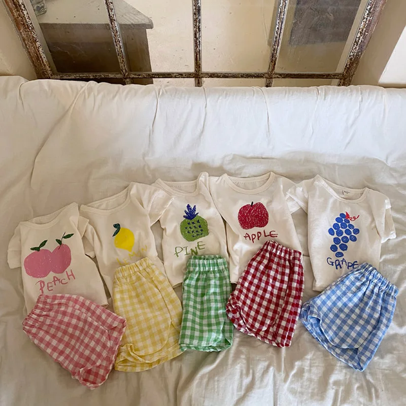Baby Pajamas Sets Cotton Child Pajamas Toddler Summer Sleeveless Baby Nightwear Pyjamas Kids Cartoon Homewear Clothes Baby Pajamas Sets Cotton Child Pajamas Toddler Summer Sleeveless Baby Nightwear Pyjamas Kids Cartoon Homewear Clothes - Image 2