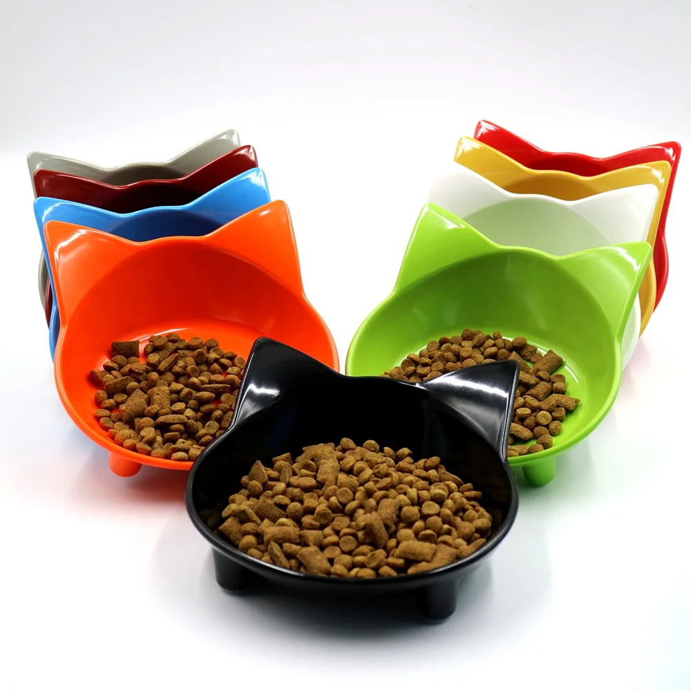 Colorful Cat Food &Amp; Water Dishes, Safe Pet Feeding Bowls, Practical Pet Supplies For Cats Colorful Cat Food &Amp; Water Dishes, Safe Pet Feeding Bowls, Practical Pet Supplies For Cats