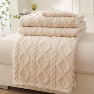 1 Stück einlagige Korallen-Fleece-Decke, leichte und vielseitige Decke, Bettdecke, für Wohnzimmer-Sofabezug, Nickerchendecke