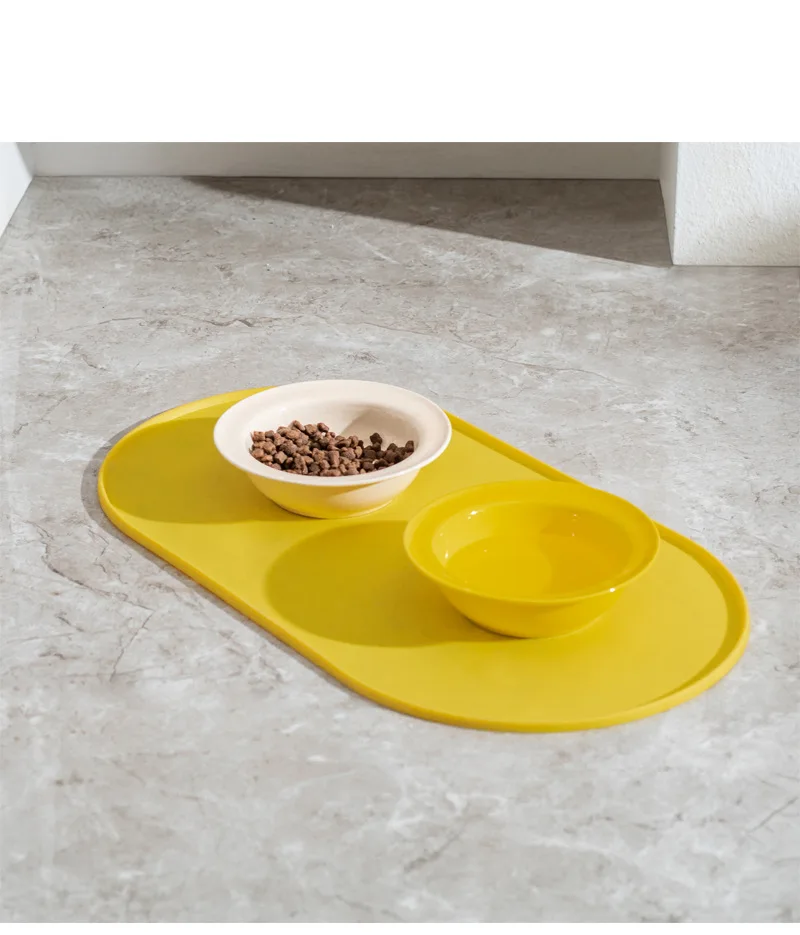 Cat Feeding Mat With Non-Slip Waterproof Design Pet Food Mat Compatible With Cat/Dog Bowls Multipet Households Dog Owners Cat Feeding Mat With Non-Slip Waterproof Design Pet Food Mat Compatible With Cat/Dog Bowls Multipet Households Dog Owners - Image 16