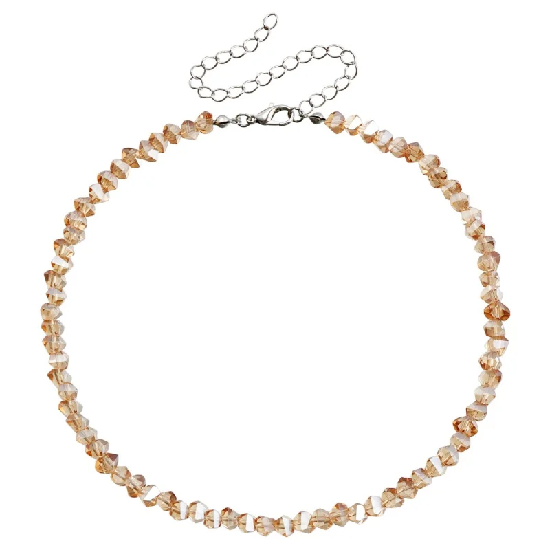 Transparent Crystal Irregular Beaded Choker Necklace For Women Korean Collarbone Clavicle Chain On The Neck Collar Jewelry Transparent Crystal Irregular Beaded Choker Necklace For Women Korean Collarbone Clavicle Chain On The Neck Collar Jewelry - Image 14
