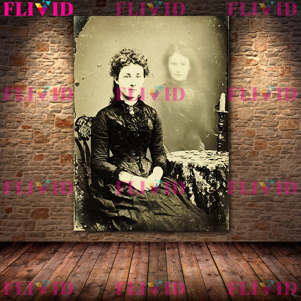 Viktorianisches Geisterfoto Poster – Antike Spiritualismus-Wandkunst Auf Leinwand Für Stilvolle Heimdekoration Viktorianisches Geisterfoto Poster – Antike Spiritualismus-Wandkunst Auf Leinwand Für Stilvolle Heimdekoration - Image 7