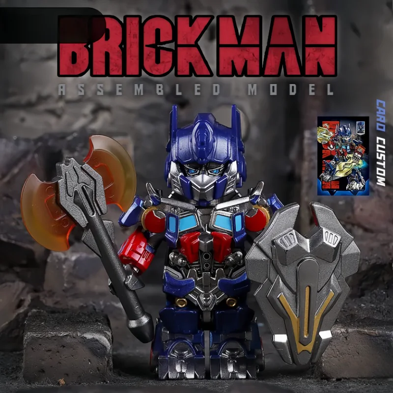 Hot Brick Man Transformers Assemble Kit Models Jet Wing Optimus Prime Bumblebee Action Figure Cute Mini Transforming Car Toys Hot Brick Man Transformers Assemble Kit Models Jet Wing Optimus Prime Bumblebee Action Figure Cute Mini Transforming Car Toys - Image 11