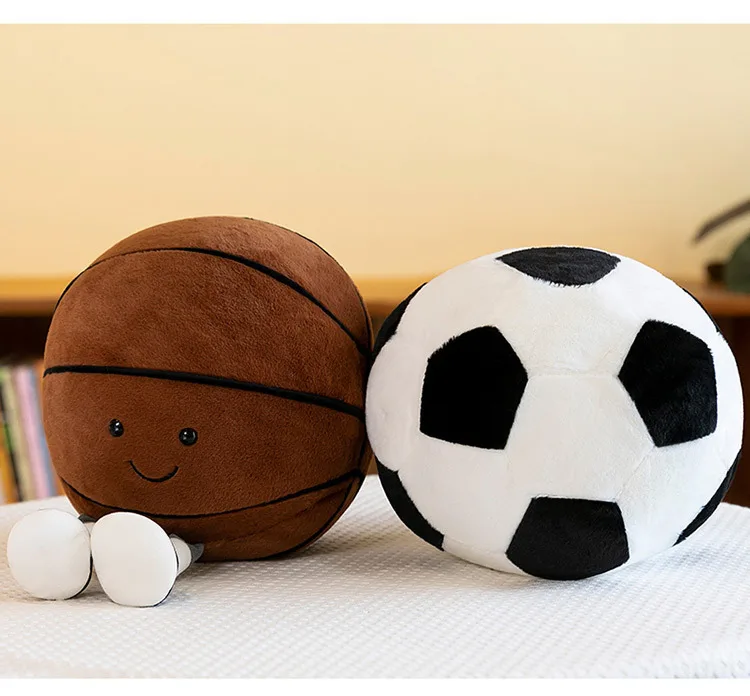 Plüschtiere Spaßige Sportarten Basketball Fußball Plüschtiere Für Kinderzimmer-Deko Kreative Dekorative Stoffpuppen Plüschtiere Spaßige Sportarten Basketball Fußball Plüschtiere Für Kinderzimmer-Deko Kreative Dekorative Stoffpuppen - Image 17