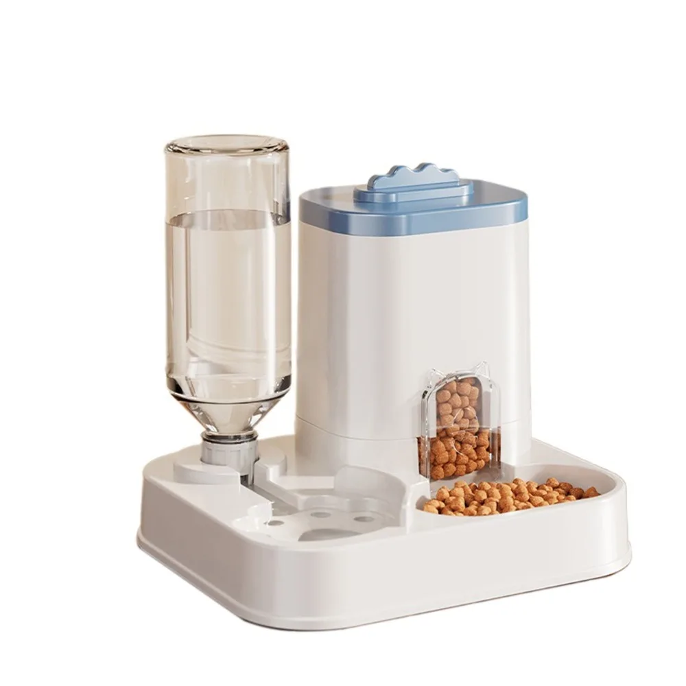 Automatischer Wasserspender Für Katzen Und Hunde Mit Integriertem Futterbecken, Keine Batterien Erforderlich, Automatischer Futterspender Für Haustiere, Einteiliges Design Automatischer Wasserspender Für Katzen Und Hunde Mit Integriertem Futterbecken, Keine Batterien Erforderlich, Automatischer Futterspender Für Haustiere, Einteiliges Design - Image 8