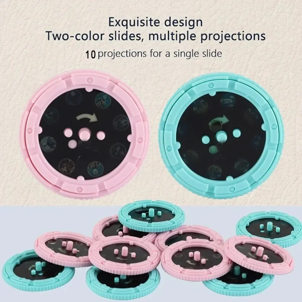 10 Cards Cartoon Projection Flashlight 80 Patterns Creative Children Flashlight Toy Projector Baby Toys Bedtime Story Book Toy 10 Cards Cartoon Projection Flashlight 80 Patterns Creative Children Flashlight Toy Projector Baby Toys Bedtime Story Book Toy - Image 4
