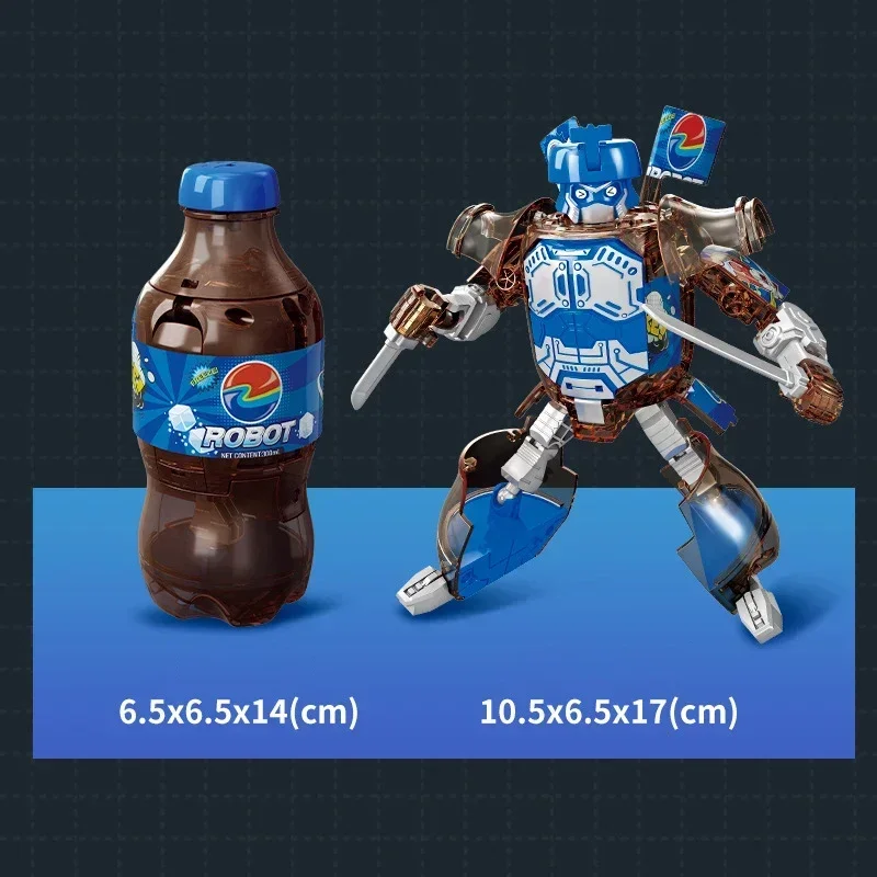Cartoon Deformation Robot Simulated Bottled Soda Deformed Robot Action Figures Mecha Warrior Creative Model Toy Educational Toy Cartoon Deformation Robot Simulated Bottled Soda Deformed Robot Action Figures Mecha Warrior Creative Model Toy Educational Toy - Image 6