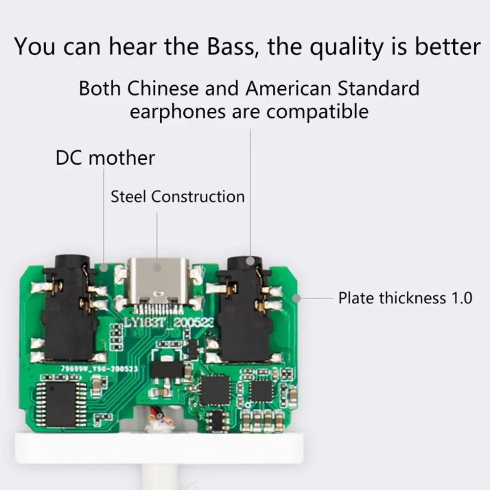 3-In-1 Usb-C Soundkarte – Externer Stereo-Audioadapter Mit 3,5 Mm Für Telefon Und Laptop 3-In-1 Usb-C Soundkarte – Externer Stereo-Audioadapter Mit 3,5 Mm Für Telefon Und Laptop - Image 5