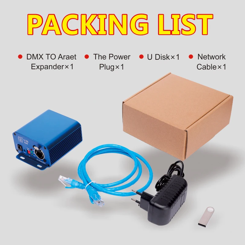 Artnet Dmx Controller – Professionelle Ethernet-Schnittstelle Mit 3-Poligem Ausgang Und Aluminiumgehäuse Artnet Dmx Controller – Professionelle Ethernet-Schnittstelle Mit 3-Poligem Ausgang Und Aluminiumgehäuse - Image 6