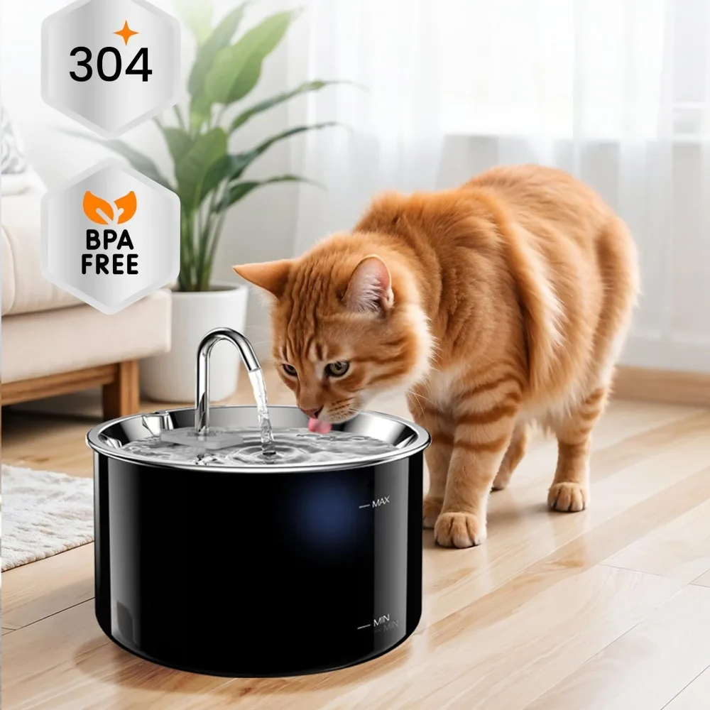 3L Kabelloser Katzenwasserbrunnen Mit Automatischem Sensor, Trinkbrunnen Für Katzen Und Hunde, Haustier-Wasserspender, Zubehör 3L Kabelloser Katzenwasserbrunnen Mit Automatischem Sensor, Trinkbrunnen Für Katzen Und Hunde, Haustier-Wasserspender, Zubehör - Image 6