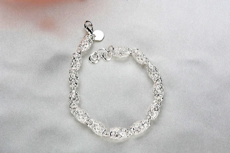 Armband Aus 925Er-Sterlingsilber, Zirkonia, Geometrische Kette, Verbunden Für Damen, Charm-Armreif, Modischer Glücksschmuck, Geschenk, Weihnachten Armband Aus 925Er-Sterlingsilber, Zirkonia, Geometrische Kette, Verbunden Für Damen, Charm-Armreif, Modischer Glücksschmuck, Geschenk, Weihnachten - Image 3