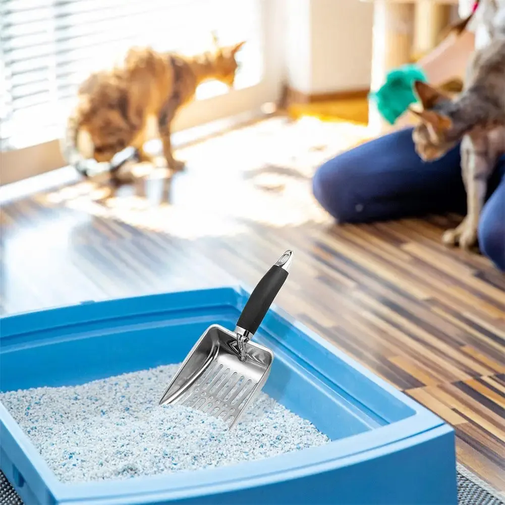 Katzenstreuschaufel Mit Langem Griff Für Einfache Reinigung Katzenstreuschaufel Mit Langem Griff Für Einfache Reinigung - Image 15