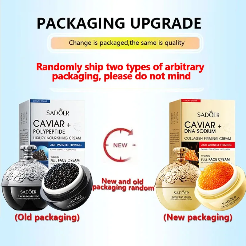 Caviar Firming Face Cream Deep Hydrating Soften Lifting Fine Lines Around Eyes Area Boost Skin Elasticity Moisturizer Skin Care Caviar Firming Face Cream Deep Hydrating Soften Lifting Fine Lines Around Eyes Area Boost Skin Elasticity Moisturizer Skin Care - Image 6