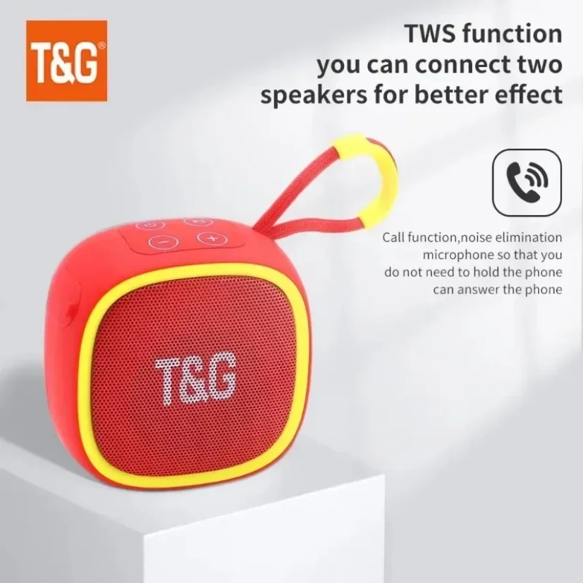 Mini Bluetooth Lautsprecher Ipx4 – Tragbarer, Wasserdichter Wireless Speaker Mit Tf-Karte, Fm-Radio, Tws Und Hifi-Stereo-Sound Mini Bluetooth Lautsprecher Ipx4 – Tragbarer, Wasserdichter Wireless Speaker Mit Tf-Karte, Fm-Radio, Tws Und Hifi-Stereo-Sound - Image 4