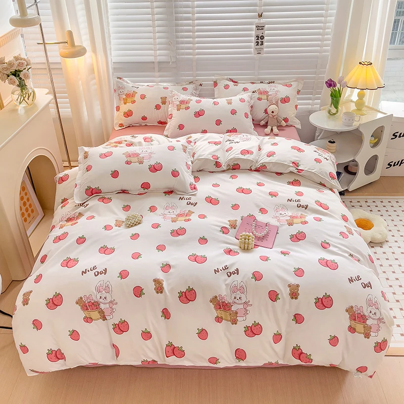 Bonenjoy Black And White Colo Striped Bed Cover Sets Single/Twin/Double/Queen/King Quilt Cover Bed Sheet Pillowcase Bedding Kit Bonenjoy Black And White Colo Striped Bed Cover Sets Single/Twin/Double/Queen/King Quilt Cover Bed Sheet Pillowcase Bedding Kit - Image 9