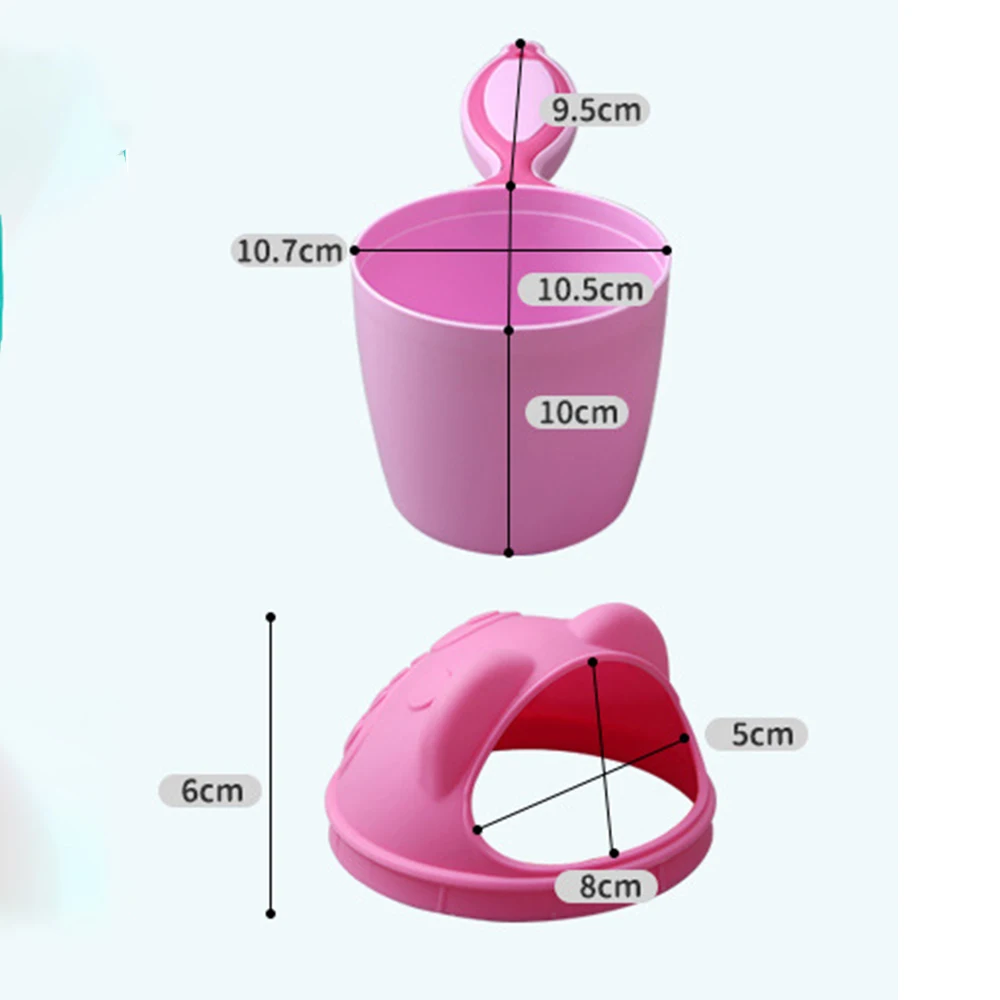 Cute Cartoon Baby Bath Caps Toddle Shampoo Cup Children Bathing Bailer Baby Shower Spoons Child Washing Hair Cup Kids Bath Tool Cute Cartoon Baby Bath Caps Toddle Shampoo Cup Children Bathing Bailer Baby Shower Spoons Child Washing Hair Cup Kids Bath Tool - Image 2