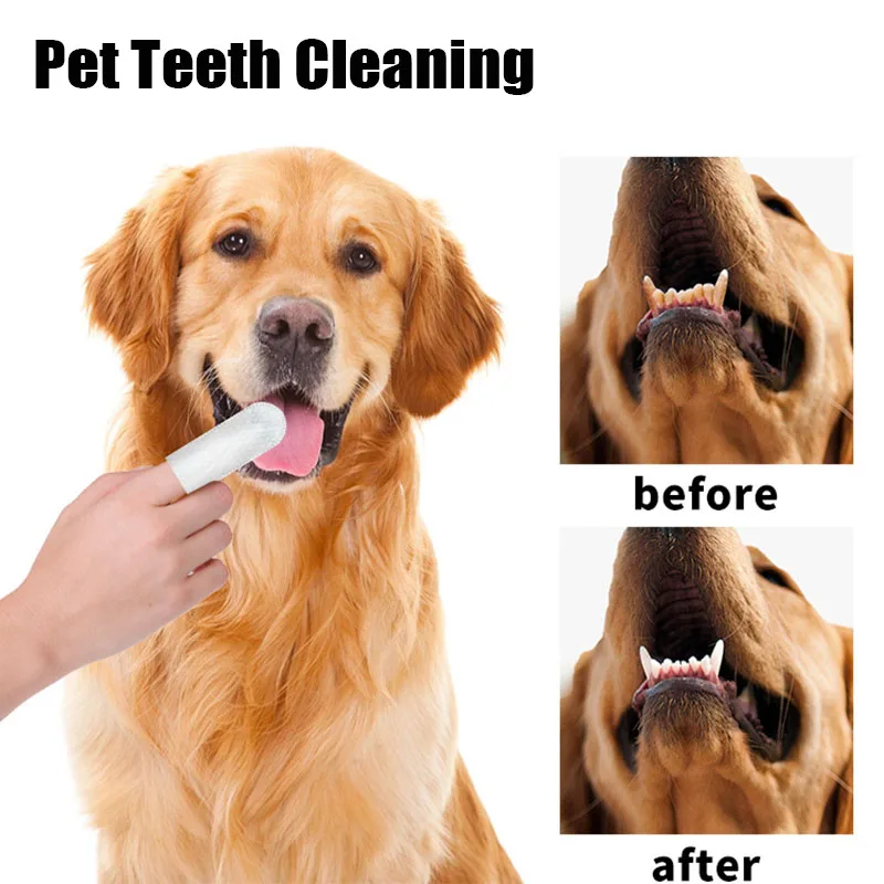 Pet Disposable Cleaning Wipes Dog Teeth Cleaning Finger Wipes Cat Ear And Eye Beauty Wipes Cat Hygiene And Beauty Products 50Pcs Pet Disposable Cleaning Wipes Dog Teeth Cleaning Finger Wipes Cat Ear And Eye Beauty Wipes Cat Hygiene And Beauty Products 50Pcs - Image 3