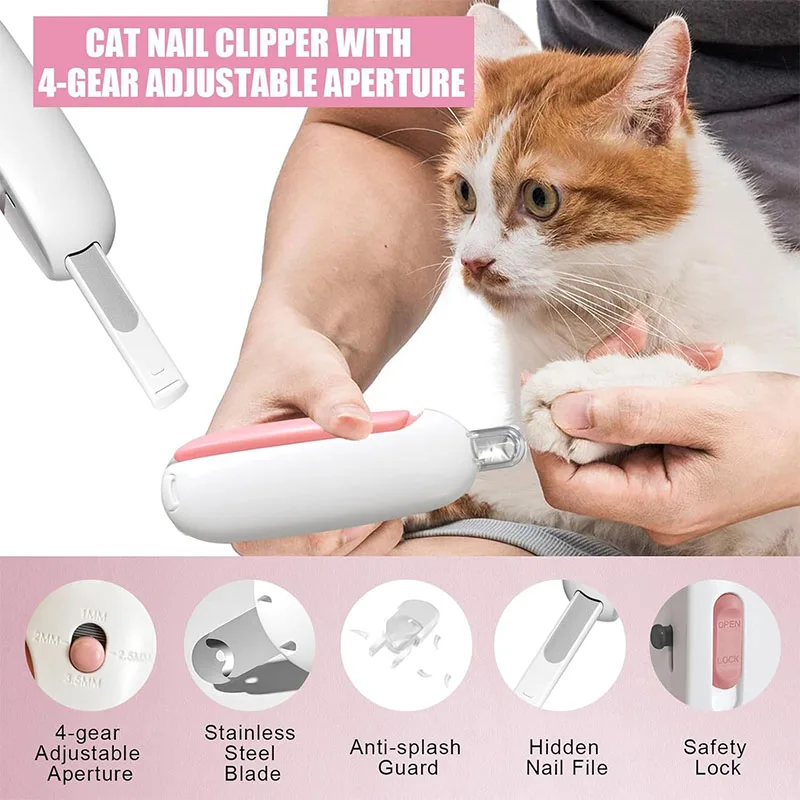 Krallenschneider Für Hunde &Amp; Katzen – Mit Sicherheitsöffnung Und Nagelfeile Krallenschneider Für Hunde &Amp; Katzen – Mit Sicherheitsöffnung Und Nagelfeile - Image 2