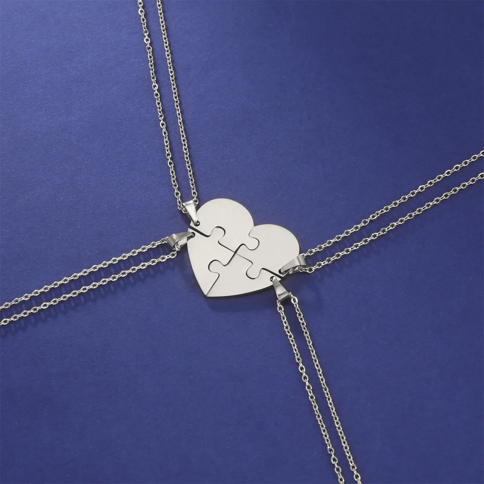 Dreamtimes Liebe Herz Puzzle Anhänger Halskette 2/3/4/5/6 Stück Edelstahl Frauen Männer Schmuck Liebhaber Familie Freunde Geschenke Dreamtimes Liebe Herz Puzzle Anhänger Halskette 2/3/4/5/6 Stück Edelstahl Frauen Männer Schmuck Liebhaber Familie Freunde Geschenke - Image 11