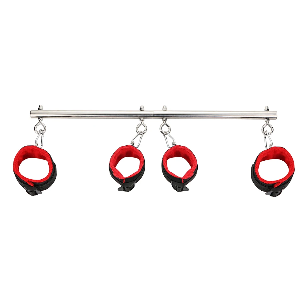 Bdsm Bondage Set Stainless Steel Extend Spreader Bar Sex Slave Handcuffs Ankle Cuffs Fetish Restraints Adult Sex Toys For Couple Bdsm Bondage Set Stainless Steel Extend Spreader Bar Sex Slave Handcuffs Ankle Cuffs Fetish Restraints Adult Sex Toys For Couple - Image 6
