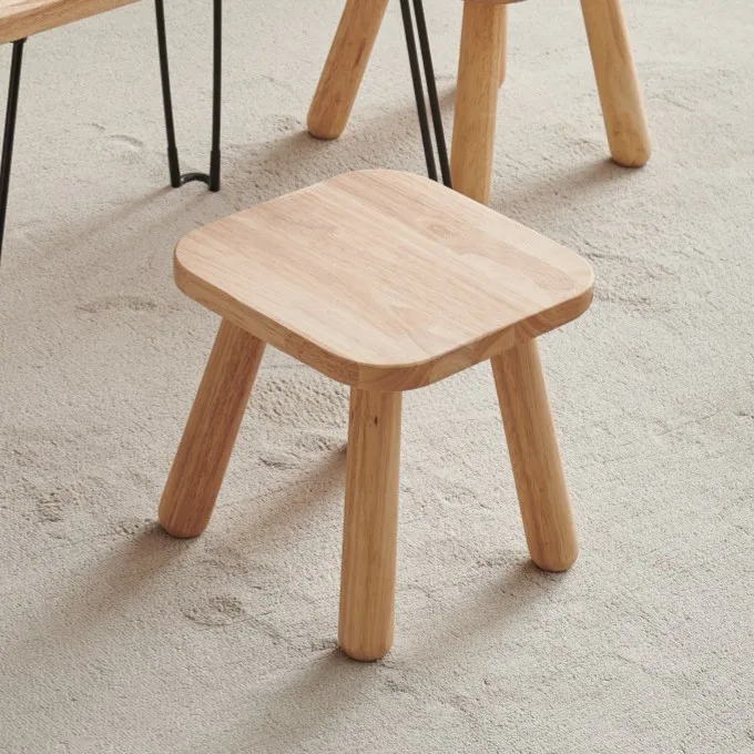 Creative All Solid Wood Small Stool Modern Shoe Stool Kindergarten Original Wood Color Stools Children'S Home Small Stools Creative All Solid Wood Small Stool Modern Shoe Stool Kindergarten Original Wood Color Stools Children'S Home Small Stools - Image 8
