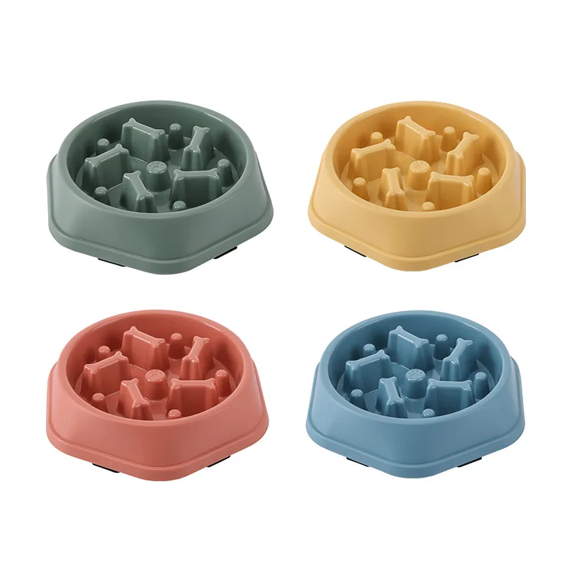 Pet Cat Slow Food Bowl Fat Help Healthy Round Anti-Choking Thickened And Non-Slip Multiple Colors Shapes Pet Cat Slow Food Bowl Fat Help Healthy Round Anti-Choking Thickened And Non-Slip Multiple Colors Shapes - Image 38