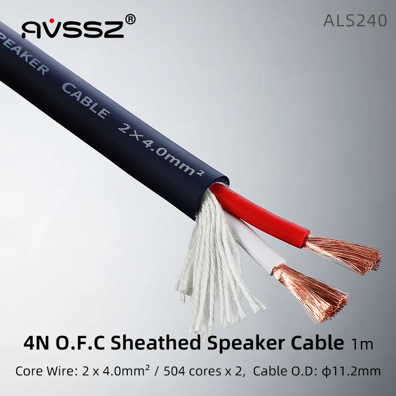 Avssz Hifi Lautsprecherkabel Ofc – 4-Adriges Audiokabel Für Heimkino, Audioverstärker Und Bühnenverkabelung Avssz Hifi Lautsprecherkabel Ofc – 4-Adriges Audiokabel Für Heimkino, Audioverstärker Und Bühnenverkabelung - Image 9