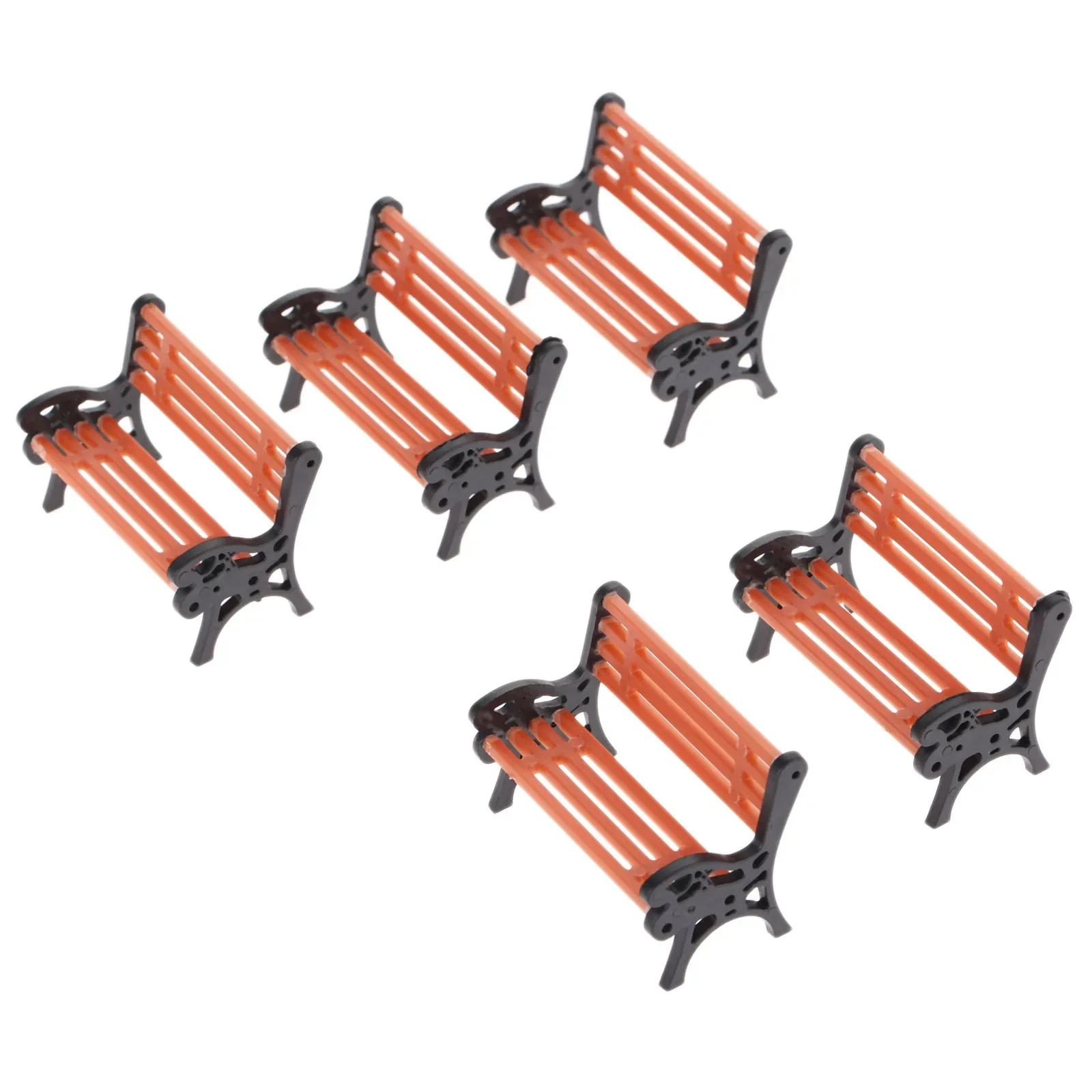 5 Teile/Satz Modell Park Bench 1:30 Mini Garten Ornament Miniatur Landschaft Handwerk Diy Figuren Decor Szene Display Simulation Spielzeug 5 Teile/Satz Modell Park Bench 1:30 Mini Garten Ornament Miniatur Landschaft Handwerk Diy Figuren Decor Szene Display Simulation Spielzeug - Image 2