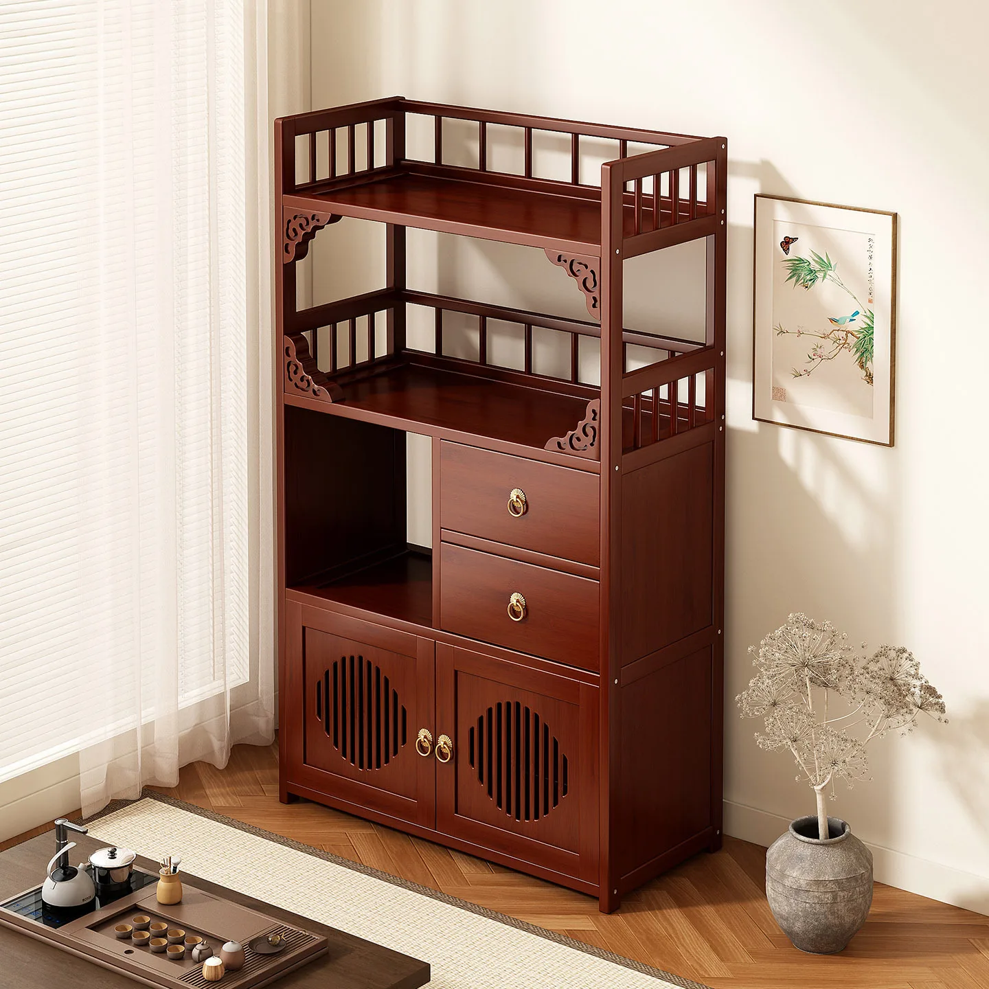 Multifunctional Furniture With Drawers &Amp; Shelves, Kitchen Cupboard, Living Room Storage Organizer, Tea Table Cabinet Multifunctional Furniture With Drawers &Amp; Shelves, Kitchen Cupboard, Living Room Storage Organizer, Tea Table Cabinet
