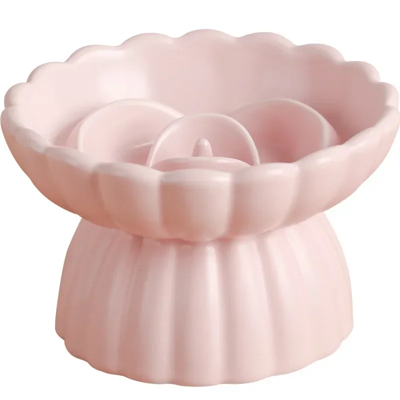 Cat Food Bowl Ceramic Elevated Cats Small Dogs Slow Feed Bowls Anti-Choking Pet Eating Feeders Anti-Gulping Puppy Supplies Cat Food Bowl Ceramic Elevated Cats Small Dogs Slow Feed Bowls Anti-Choking Pet Eating Feeders Anti-Gulping Puppy Supplies - Image 5
