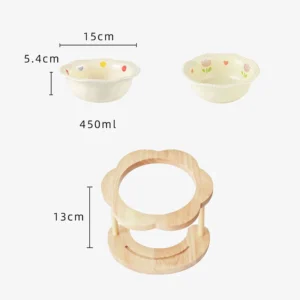 Food Utensils Cat Dog Pet Supplies Accessories Ceramic Pet Cat Bowl Pet Drinking Water Feeding Bowl Ceramics Cat Food Dog
