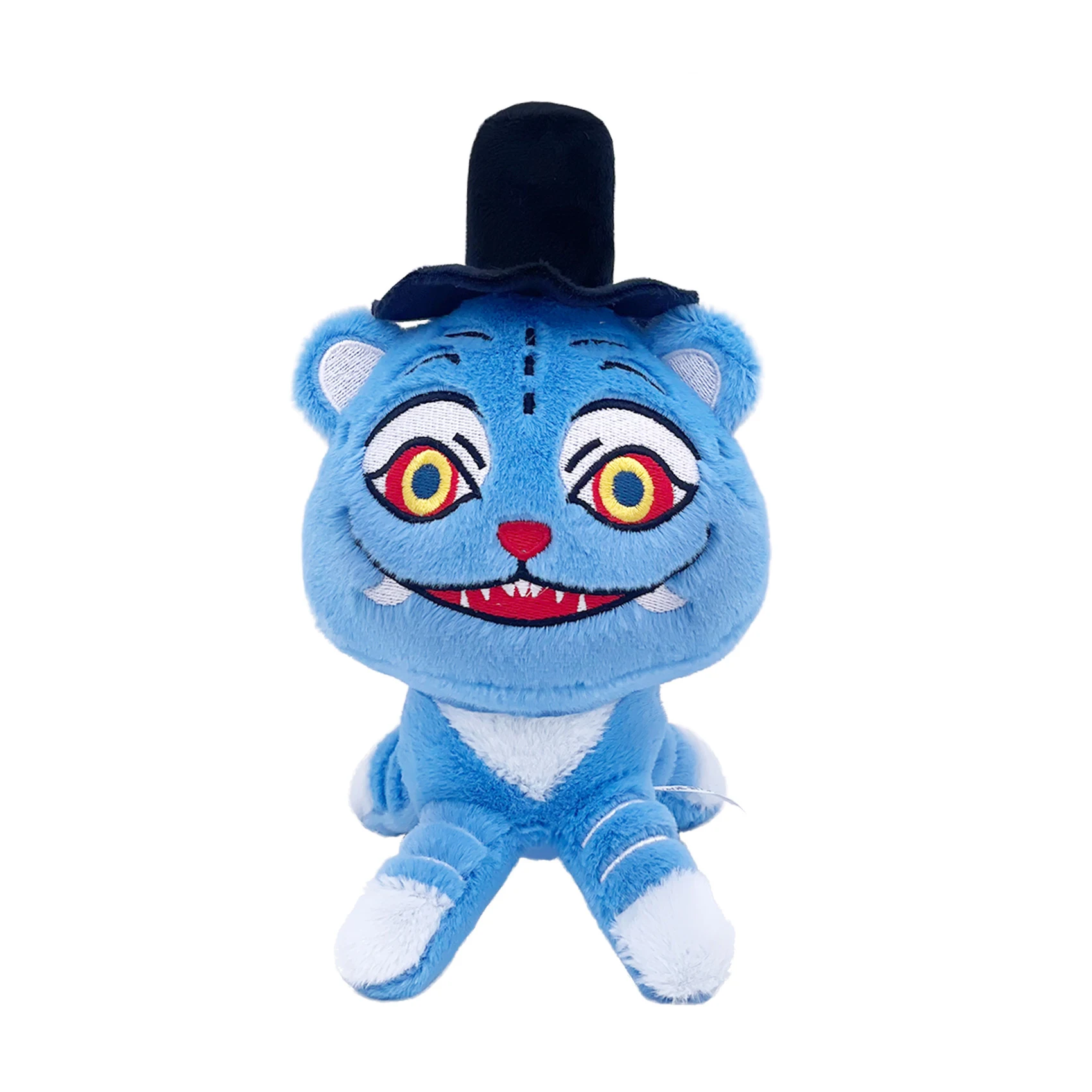 Neue, Angesagte Anime-Hunter-Plüschfigur: Süßer Lila Tiger Mit Schwarzem Hut, Elster Mit 3 Augen, Monsterjäger-Mädchen-Gruppe, Stofftier Für Fans Als Geschenk Neue, Angesagte Anime-Hunter-Plüschfigur: Süßer Lila Tiger Mit Schwarzem Hut, Elster Mit 3 Augen, Monsterjäger-Mädchen-Gruppe, Stofftier Für Fans Als Geschenk - Image 8