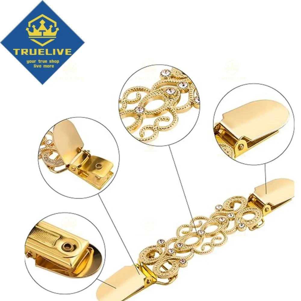 3/1Pcs Vintage Retro Pullover Schal Clips Verschlüsse Kleidung Pins Kleider Clip Brosche Clip Hemd Clips Für Frauen Mädchen Strass 3/1Pcs Vintage Retro Pullover Schal Clips Verschlüsse Kleidung Pins Kleider Clip Brosche Clip Hemd Clips Für Frauen Mädchen Strass - Image 4