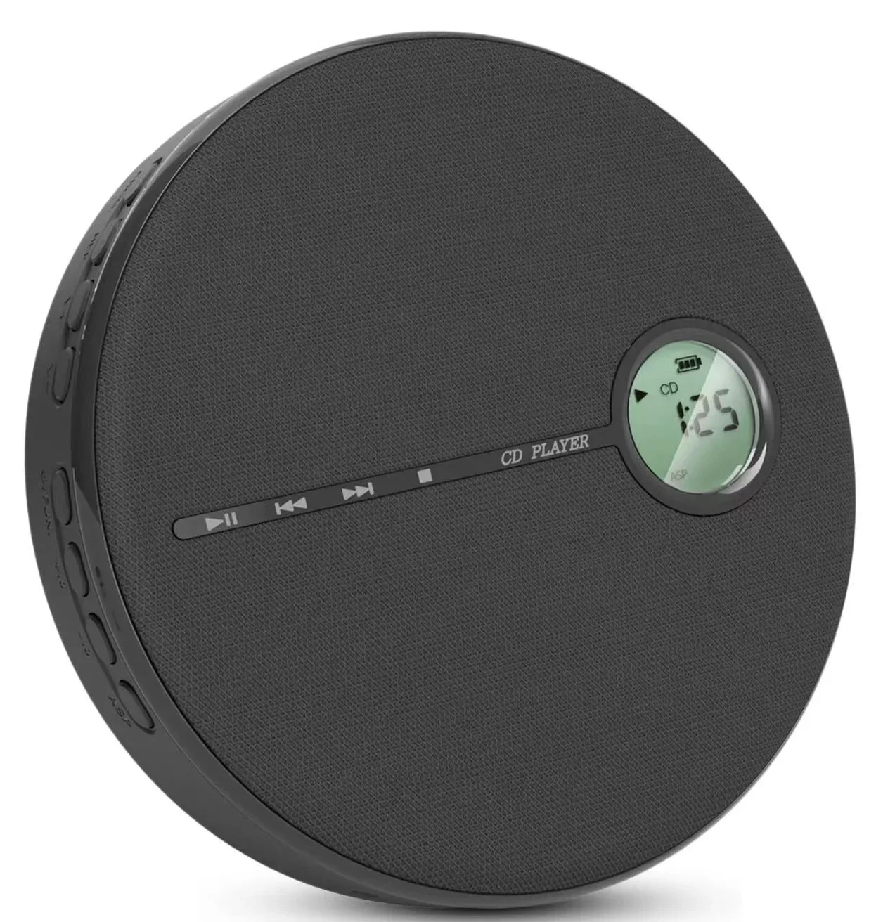Multifunktionaler Tragbarer Bluetooth-Cd-Player Mit Lautsprecher Aus Stoff – Kompakter Musikplayer Für Zuhause &Amp; Unterwegs Multifunktionaler Tragbarer Bluetooth-Cd-Player Mit Lautsprecher Aus Stoff – Kompakter Musikplayer Für Zuhause &Amp; Unterwegs - Image 6
