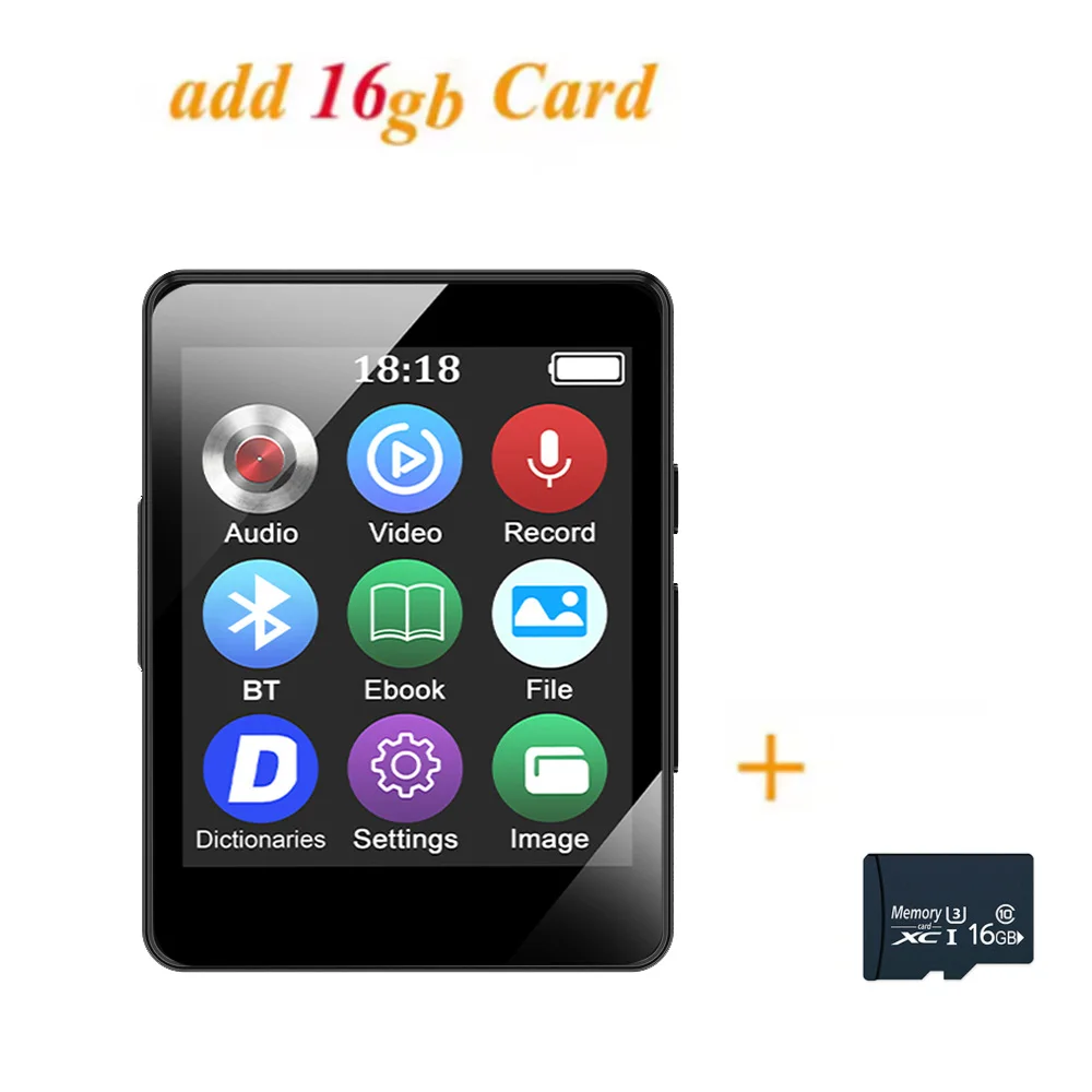 Mp3 Player Mit Hifi-Sound, 8–64 Gb, Lautsprecher, Mp4-Video, Fm-Radio &Amp; E-Book Mp3 Player Mit Hifi-Sound, 8–64 Gb, Lautsprecher, Mp4-Video, Fm-Radio &Amp; E-Book - Image 10
