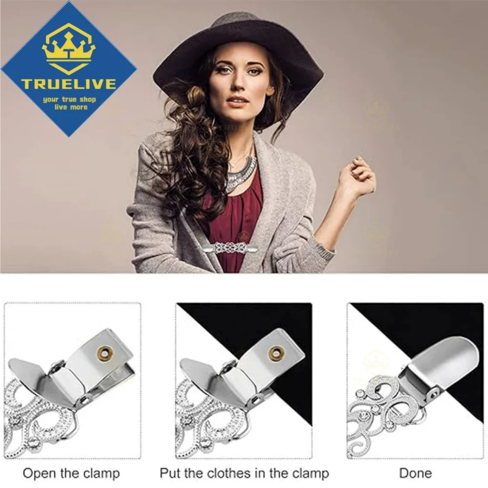 3/1Pcs Vintage Retro Pullover Schal Clips Verschlüsse Kleidung Pins Kleider Clip Brosche Clip Hemd Clips Für Frauen Mädchen Strass 3/1Pcs Vintage Retro Pullover Schal Clips Verschlüsse Kleidung Pins Kleider Clip Brosche Clip Hemd Clips Für Frauen Mädchen Strass - Image 5