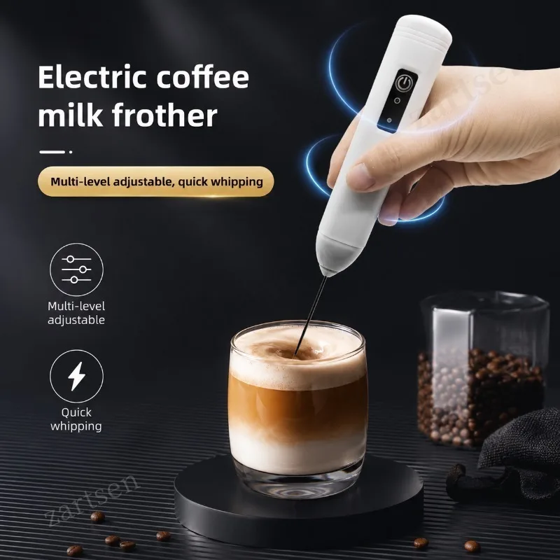 Kabelloser Milchaufschäumer Kaffee-Schneebesen Elektrischer Mixer Eierschläger Mini-Schaumerzeuger Handrührer Cappuccino-Maker Küchenwerkzeuge Kabelloser Milchaufschäumer Kaffee-Schneebesen Elektrischer Mixer Eierschläger Mini-Schaumerzeuger Handrührer Cappuccino-Maker Küchenwerkzeuge