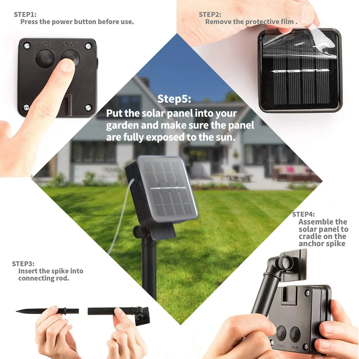 Solar Lichterketten Im Freien Led Kristall Kugel Lichter Wasserdicht Solar Girlanden Lichterkette Für Garten Weihnachten Outdoor-Dekor Solar Lichterketten Im Freien Led Kristall Kugel Lichter Wasserdicht Solar Girlanden Lichterkette Für Garten Weihnachten Outdoor-Dekor - Image 6
