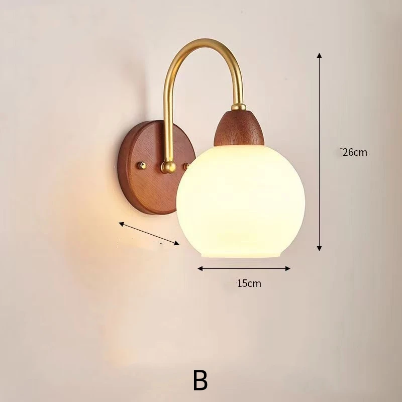 Moderne Innenwandleuchte, Geeignet Für Schlafzimmer, Nachttisch, Wohnzimmer, Heimdekoration, Leuchte Aus Holz, Vintage-Led-Wandleuchten Moderne Innenwandleuchte, Geeignet Für Schlafzimmer, Nachttisch, Wohnzimmer, Heimdekoration, Leuchte Aus Holz, Vintage-Led-Wandleuchten - Image 13